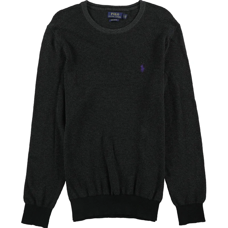 Men's Sweaters with Fair Isle PatternsRalph Lauren Mens Textured Cotton Pullover Sweater, Grey, Small Men's Sweaters with Fair Isle PatternsRalph Lauren Mens Textured Cotton Pullover Sweater, Grey, Small