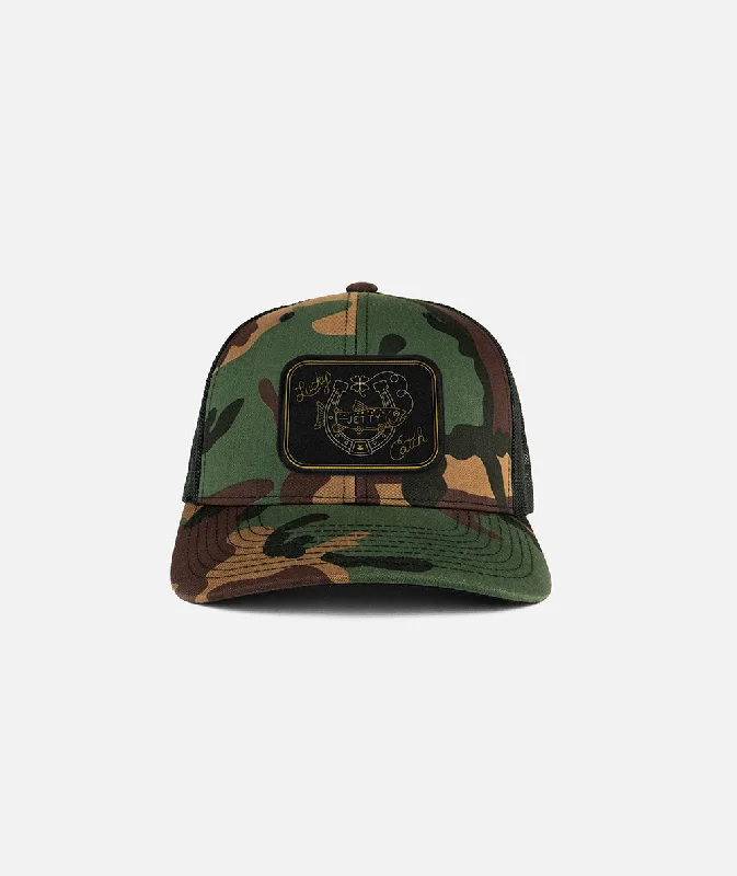 Summer Straw HatsLucky Hat - Black Camo