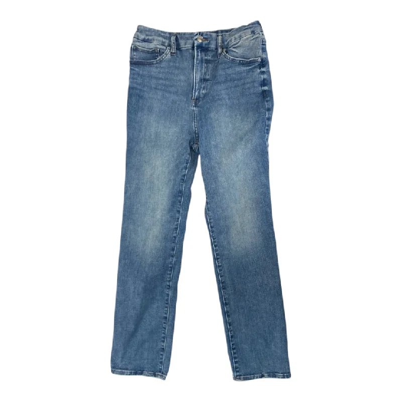 Flexible Men's JeansJeans Straight By Express In Blue Denim, Size:M