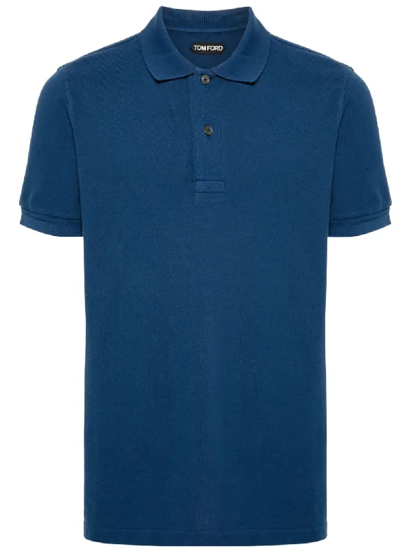 Men's Casual Shirts for Everyday WearTom Ford Men's T-Shirts And Polos blue