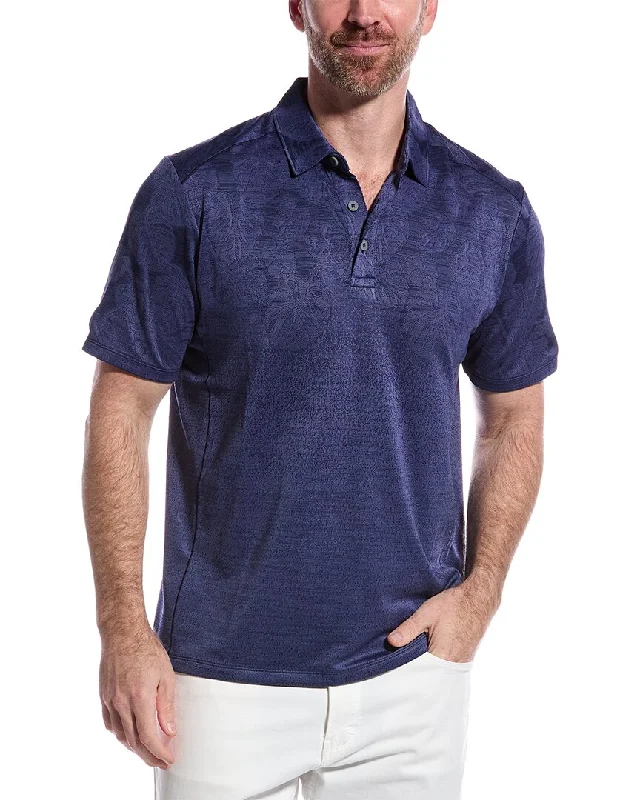 Men's Shirts with Patchwork SleevesTommy Bahama Palm Coast Tropic Fade Polo Shirt