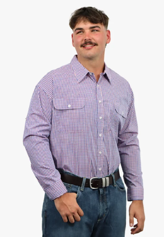 Men's Striped Long-Sleeve Shirts for a Maritime FeelBisley Mens Long Sleeve Checked Shirt Men's Striped Long-Sleeve Shirts for a Maritime FeelBisley Mens Long Sleeve Checked Shirt