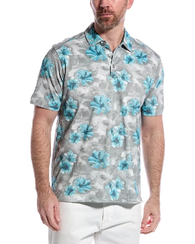 Men's Shirts with Single-Breasted DesignsTommy Bahama Stormy Blues Polo Shirt