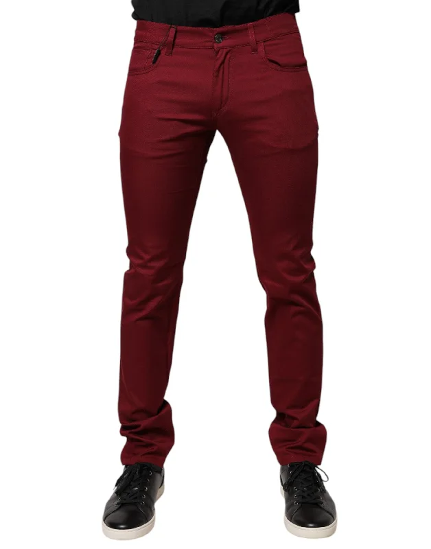 Dark Wash Men's JeansDolce & Gabbana Cotton Stretch Skinny blue Men's Jeans