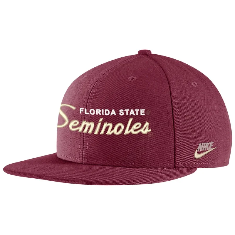 Black Cowboy HatsNike 2023 Florida State Seminoles Retro Flat Bill Snapback Cap - Garnet Black Cowboy HatsNike 2023 Florida State Seminoles Retro Flat Bill Snapback Cap - Garnet