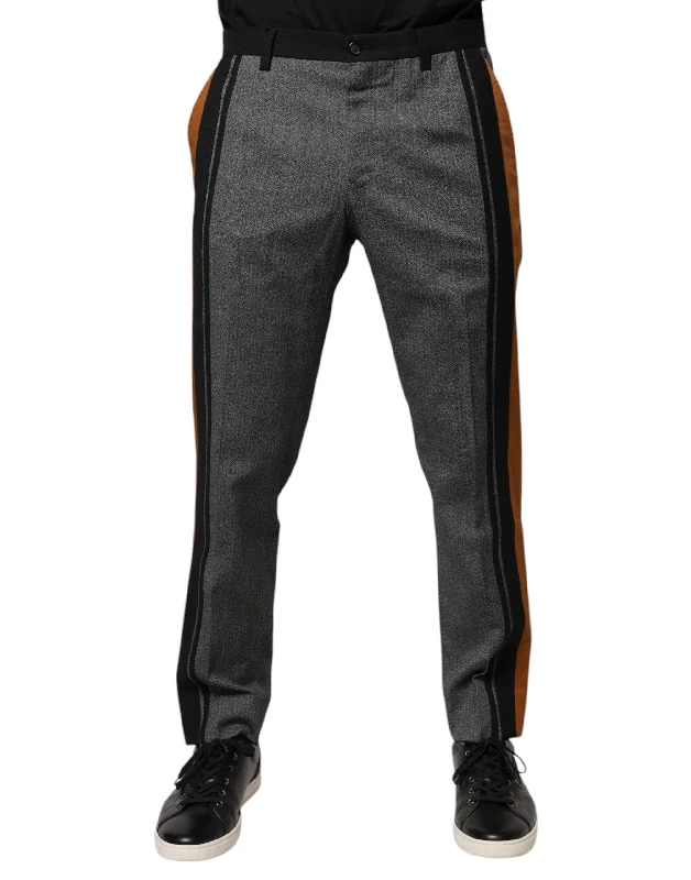 Durable Workwear Men's JeansDolce & Gabbana multi Cotton Tape Dress Formal Men's Pants