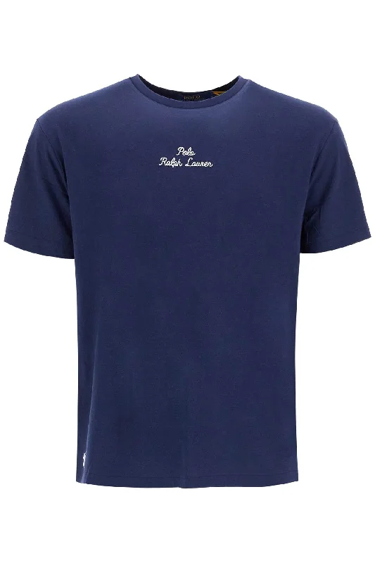 Men's Shirts with Patchwork SleevesPolo Ralph Lauren Men's Embroide Signature T-Shirt Men's Shirts with Patchwork SleevesPolo Ralph Lauren Men's Embroide Signature T-Shirt