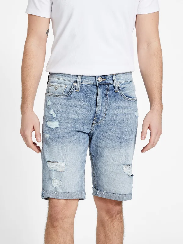 Men's Elastic Waistband ShortsAbby Denim Shorts