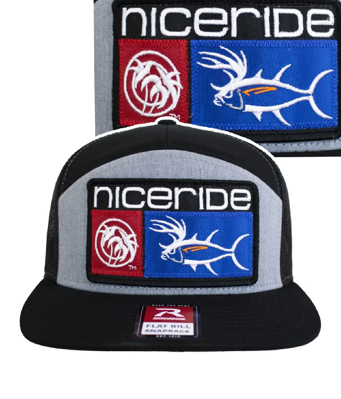 Customized Trucker Hats"Buck-Eye Combo Patch" 7 Panel Trucker Hat For Men And Women