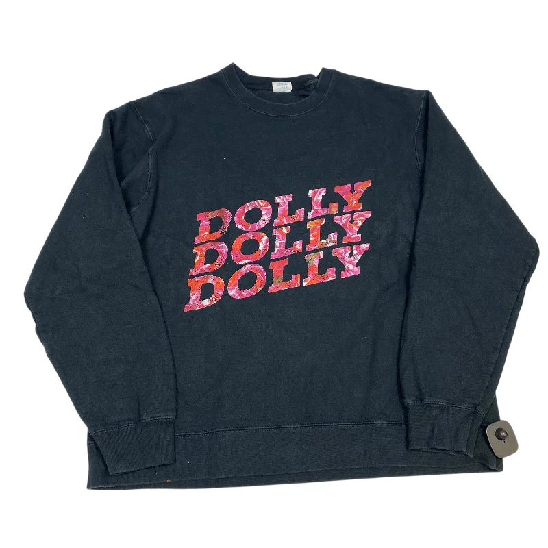 Men's Hoodies with Appliqué DetailsSweatshirt Crewneck By Port & Company In Black, Size: L Men's Hoodies with Appliqué DetailsSweatshirt Crewneck By Port & Company In Black, Size: L