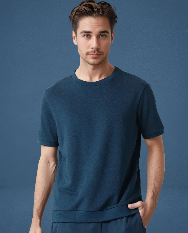 Men's Flowy Shirts for a Relaxed LookSweat Tee Oyster Teal Men