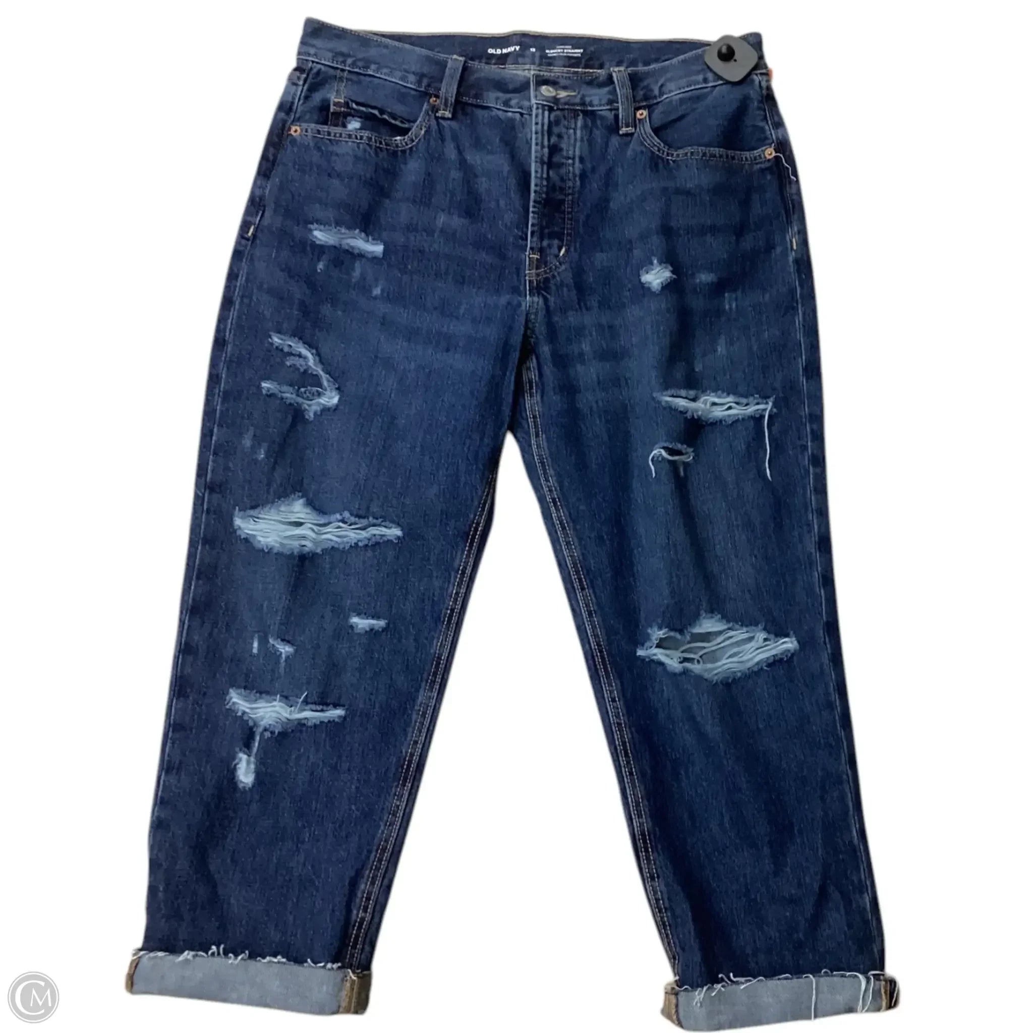 XXXL Men's JeansJeans Cropped By Old Navy In Blue Denim, Size: 12