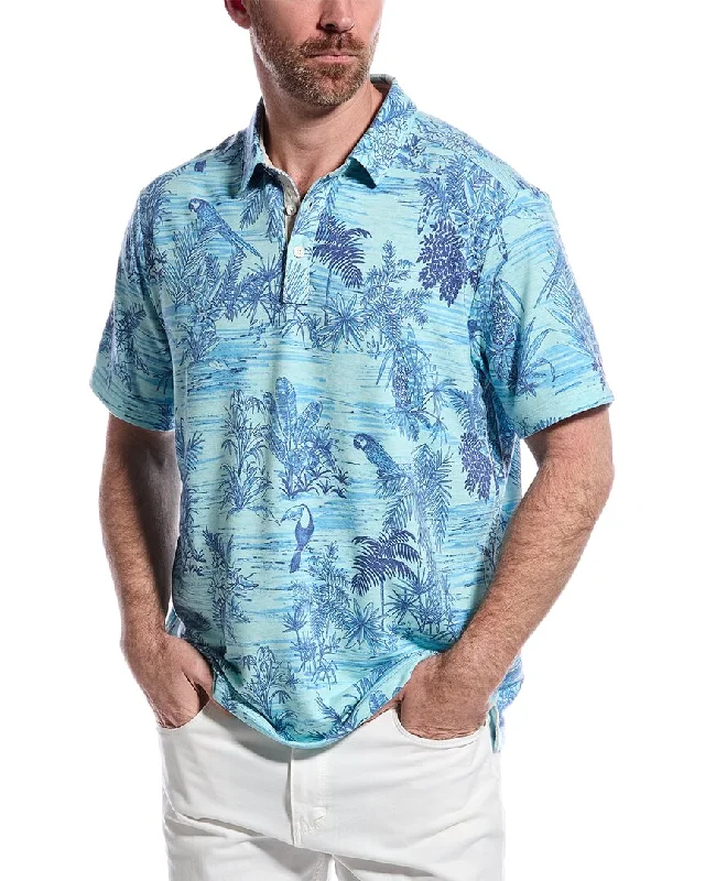 Men's Shirts with Belt LoopsTommy Bahama Birds Eye View Polo Shirt