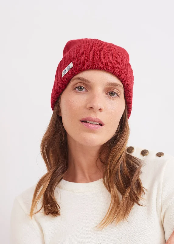 Girls' Beanie HatsBarbaresque turn-up hat - in knitted wool (MEDOC)