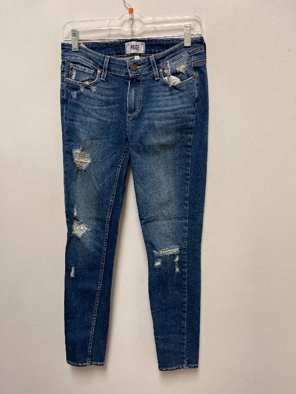 High-Waisted Men's JeansJeans Designer By Paige In Blue Denim, Size: 6