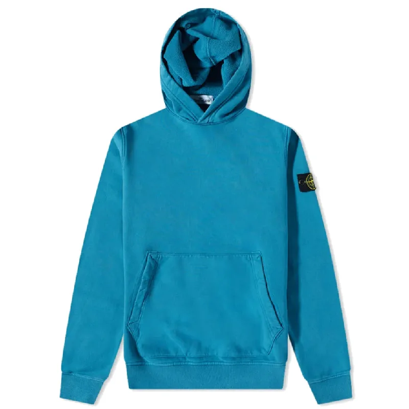 Men's Sweaters in Metallic ColorsSTONE ISLAND-HOODIE-771661640-V0023-COBALT BLUE