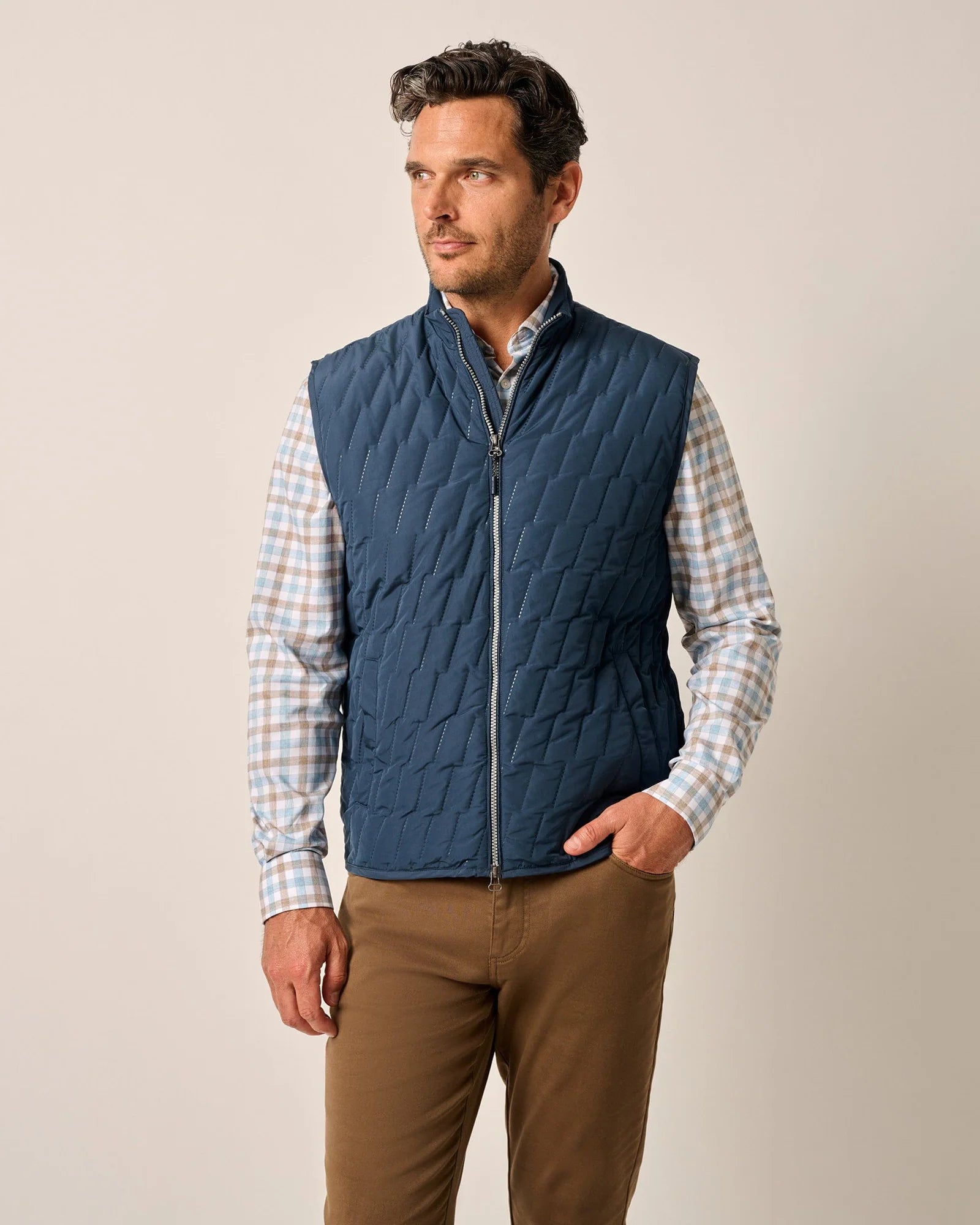 Stylish Men's Biker JacketsJohnnie-O Belfry Vest - Space