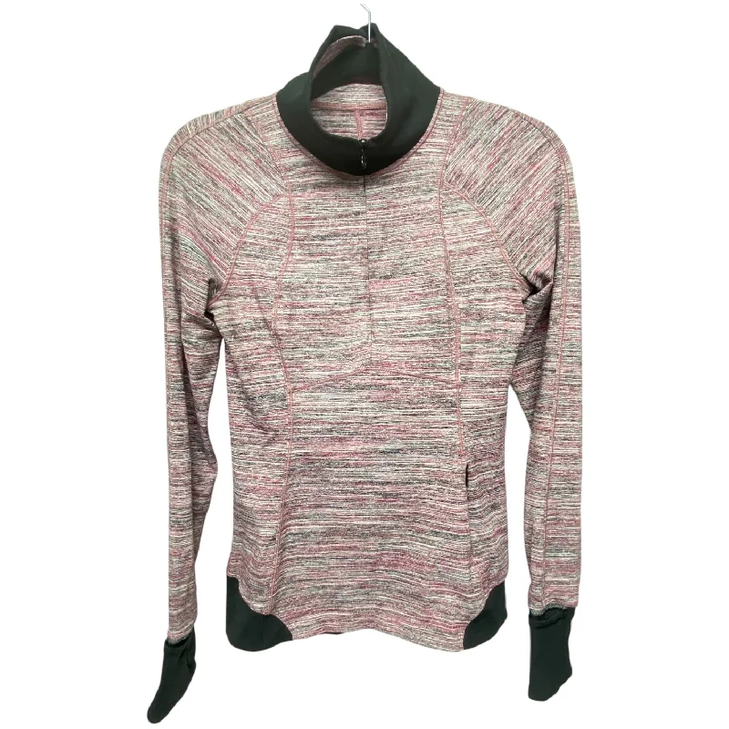 Men's Hoodies with Relaxed FitsAthletic Sweatshirt Collar By Lululemon In Pink, Size: 6 Men's Hoodies with Relaxed FitsAthletic Sweatshirt Collar By Lululemon In Pink, Size: 6