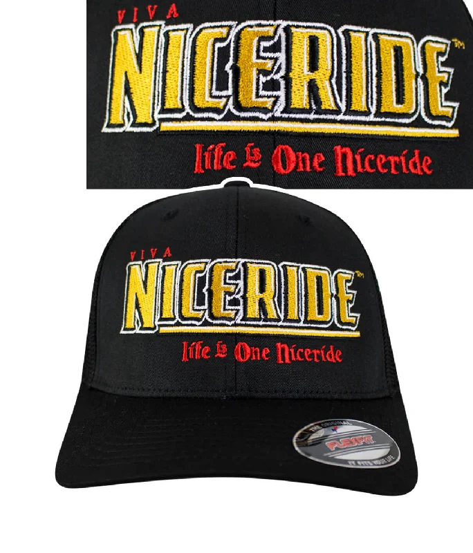 Protective Safety Hats"Viva NICERIDE" Meshback Flexfit Hat
