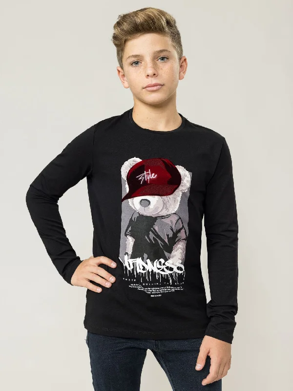 Men's Minimalist Shirts for a Clean LookBEAR LONG SLEEVE T SHIRT