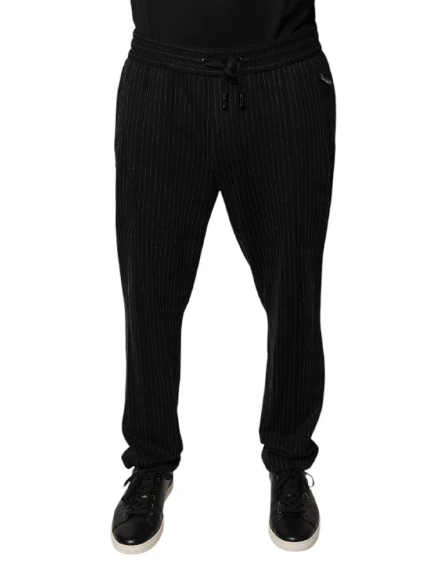 Everyday Casual Men's JeansDolce & Gabbana Stripes Viscose Skinny Dress Men's Pants (Pre-Owned) Everyday Casual Men's JeansDolce & Gabbana Stripes Viscose Skinny Dress Men's Pants (Pre-Owned)
