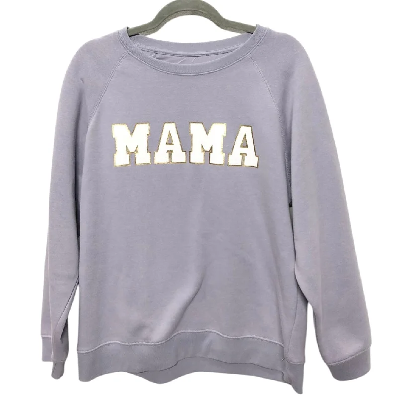 Men's Hoodies for CampingSweatshirt Crewneck By Cmc In Purple, Size:S