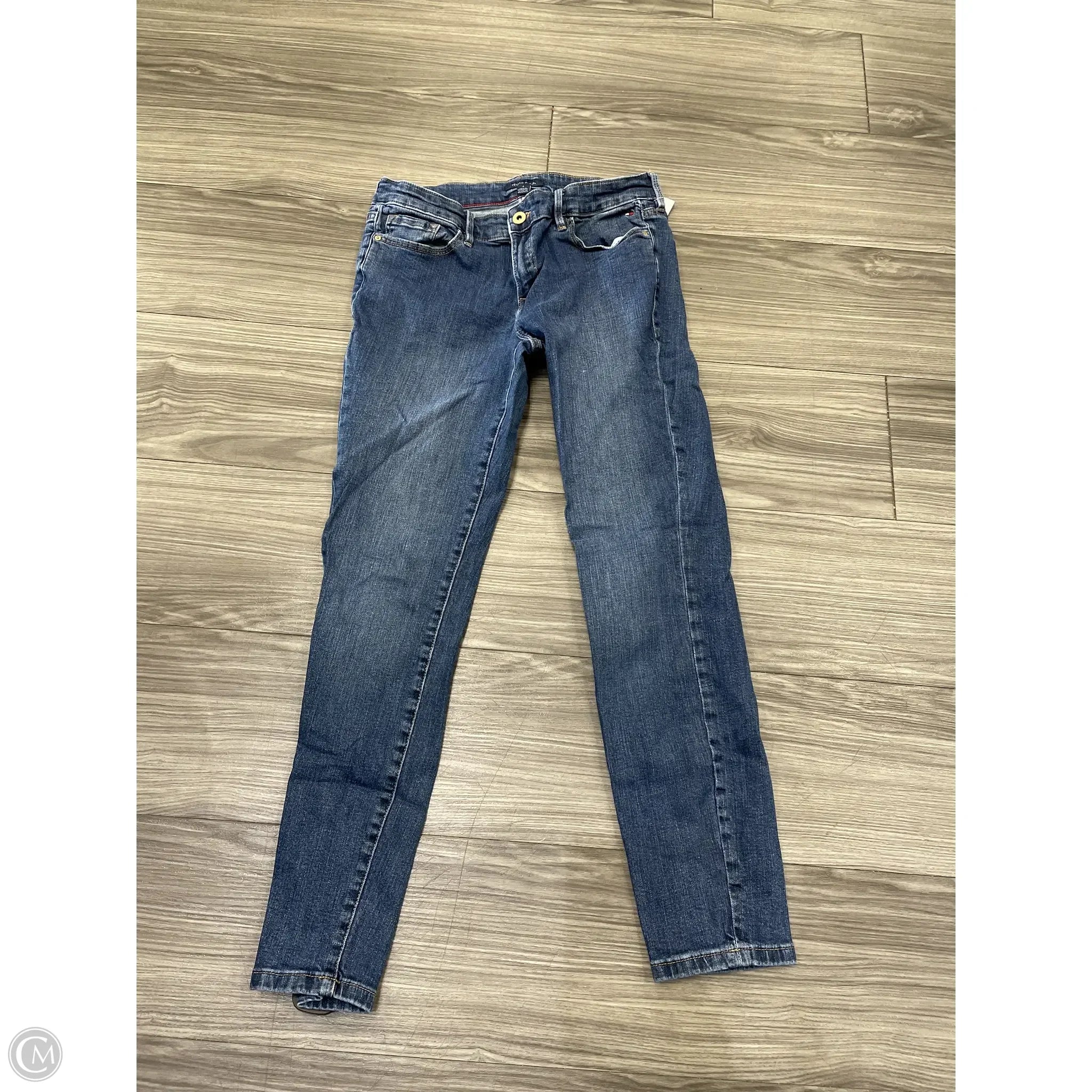 High-Waisted Bootcut Men's JeansJeans Skinny By Tommy Hilfiger In Blue, Size: 4