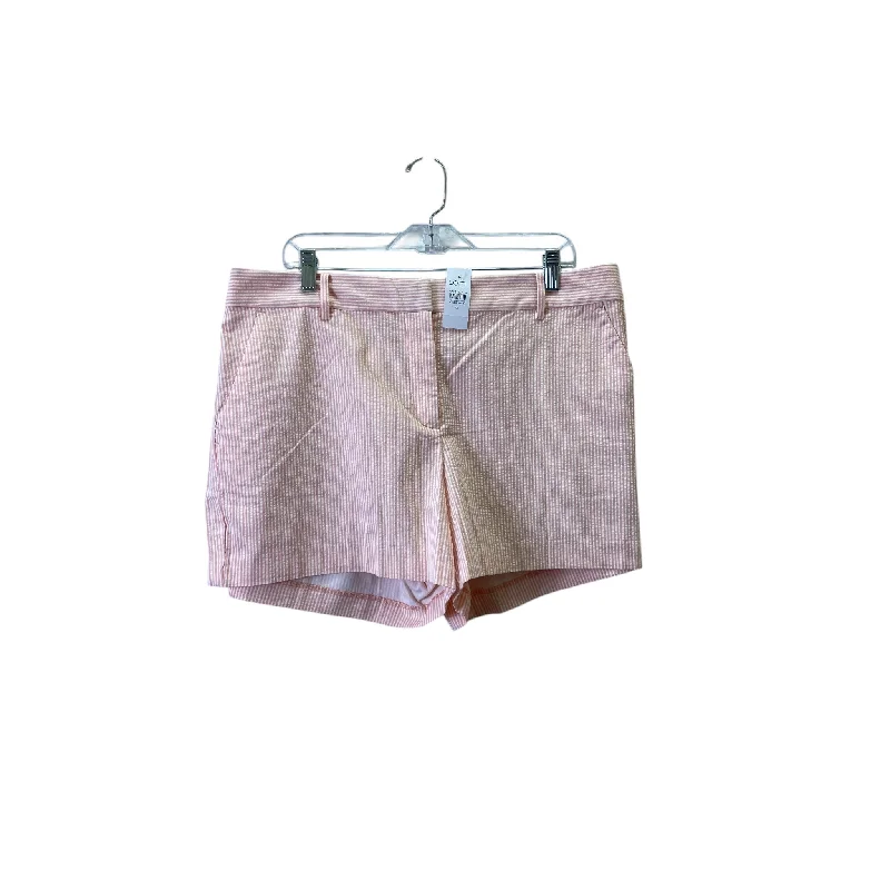 Cozy and Warm Men's Flannel ShortsShorts By Loft In Orange & White, Size:14
