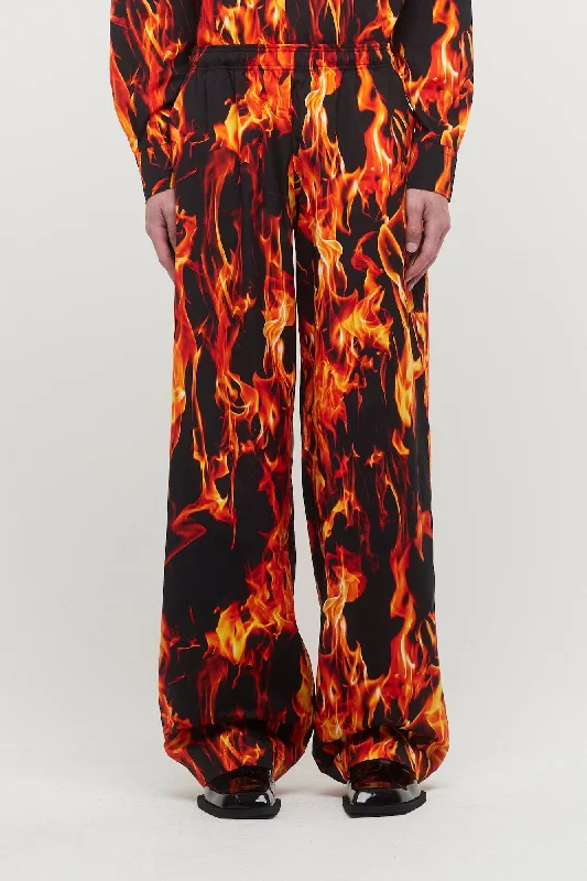 Men's Coats for SnowshoeingVetements Fire Lounge Pants