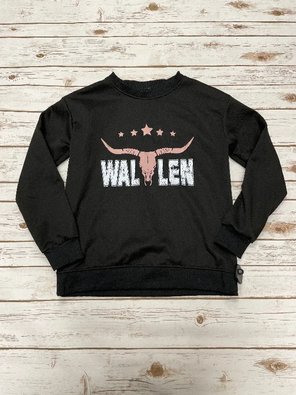 Cool Men's Graphic HoodiesSweatshirt Crewneck By Cmf In Black, Size: S