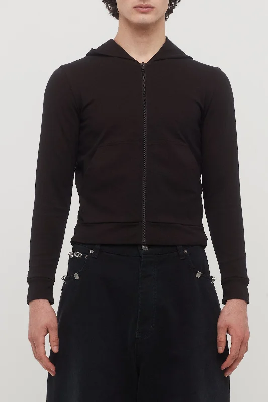 Men's Coats with Inner PocketsBalenciaga Slim Fit Hoodie in Jersey Peeling