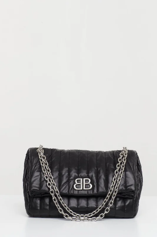 Stylish Men's Biker JacketsBalenciaga Monaco Chain Bag Medium