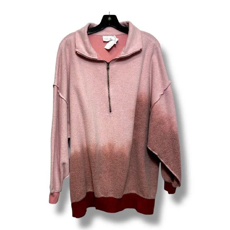 Designer Men's Hoodie JacketsSweatshirt Crewneck By Clothes Mentor In Pink, Size: S Designer Men's Hoodie JacketsSweatshirt Crewneck By Clothes Mentor In Pink, Size: S
