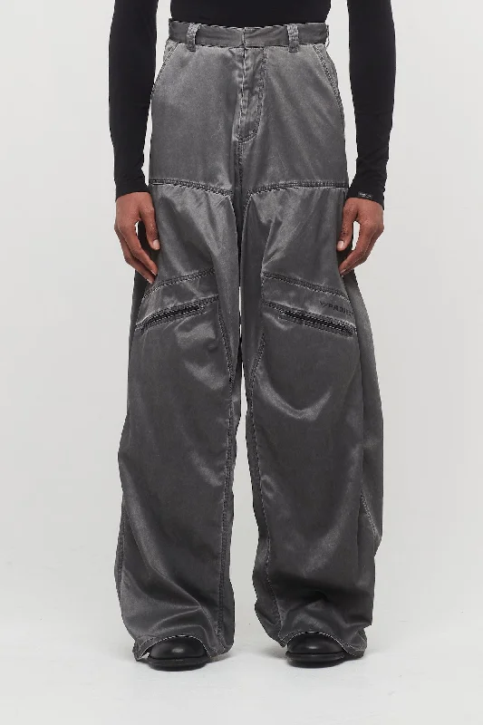 Men's Coats for Rainy WeatherY/Project Pop Up Pants in Washed Black