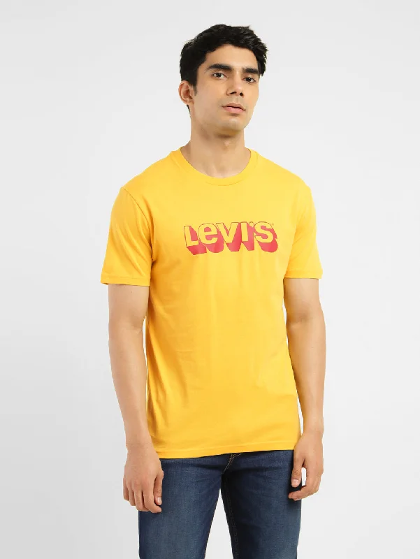 Men's Sleeveless TopsMen's Brand Logo Slim Fit T-shirt