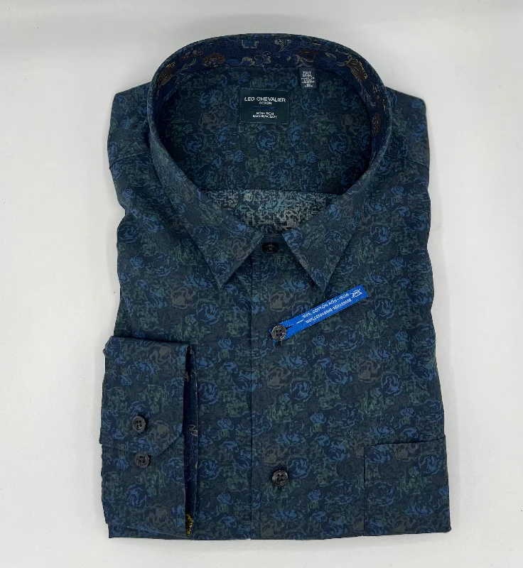Classic Men's Dress ShirtsLeo Chevalier Long Sleeve 100% Cotton Sport Shirt - 623464-5498 Classic Men's Dress ShirtsLeo Chevalier Long Sleeve 100% Cotton Sport Shirt - 623464-5498
