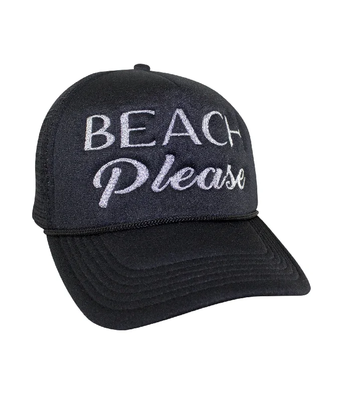 Kids' Sun Hats"Beach Please" Foam Trucker Hat