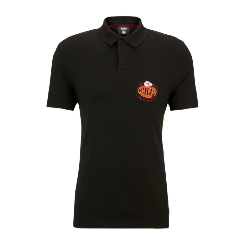 Casual Men's T-ShirtsBOSS x NFL cotton-piqu polo shirt with collaborative branding