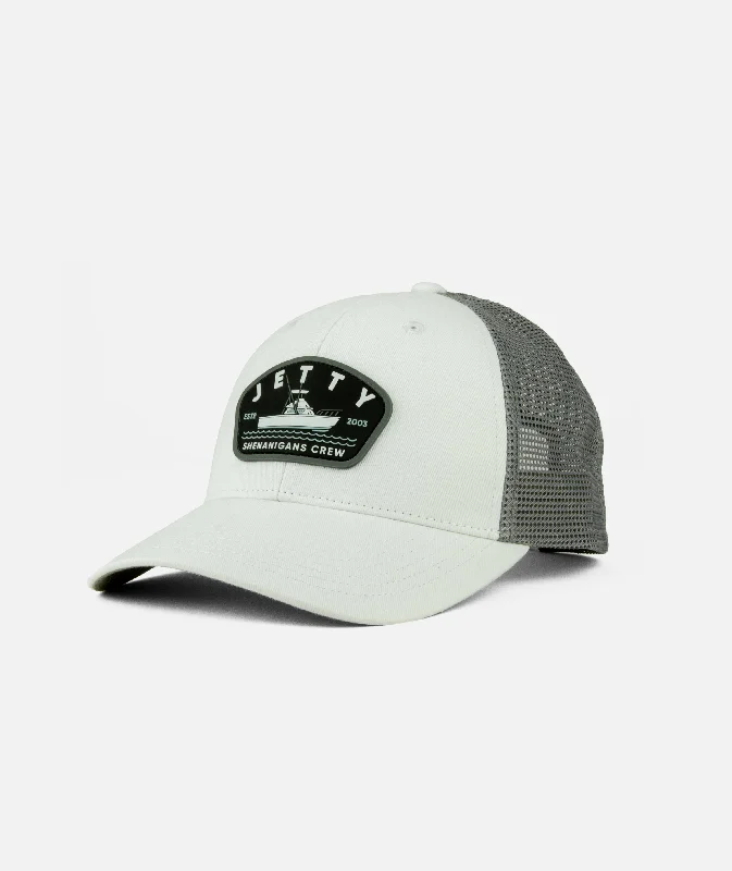 Designer Trucker HatsShenanigans Trucker - White