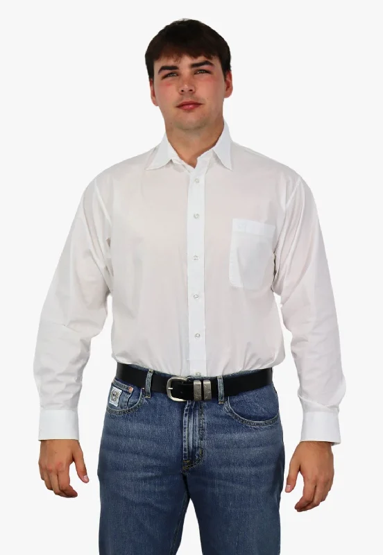 Men's Collared Shirts for Formal OccasionsPanhandle Mens Solid Long Sleeve Shirt