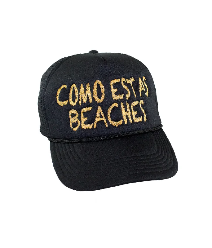 Customized Baseball Caps"Como Estas Beaches" Foam Trucker Hat