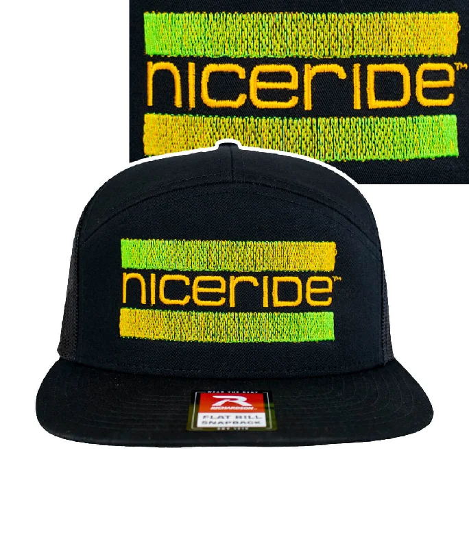 Sun-Protective Beach Hats"Cali-LIfe" 7 Panel Trucker Snapback Hat For Men And Women