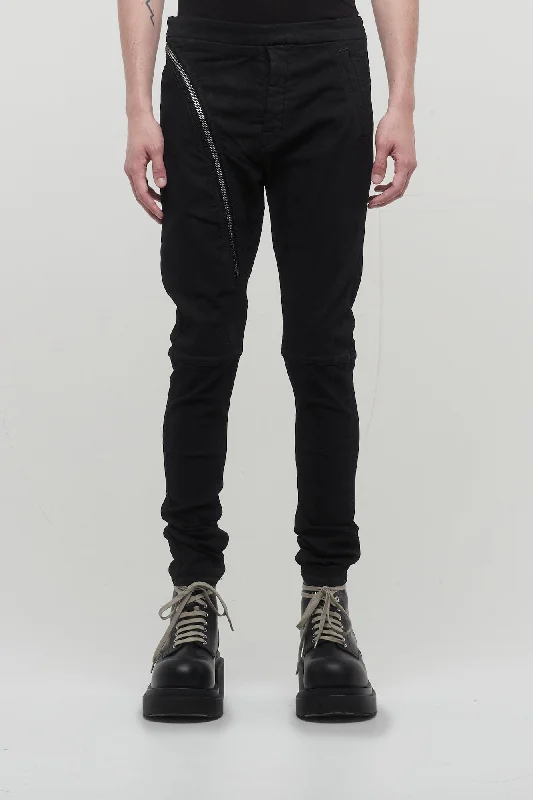 Luxurious Men's Cashmere CoatsRick Owens DRKSHDW Aircut Denim Pants in Black
