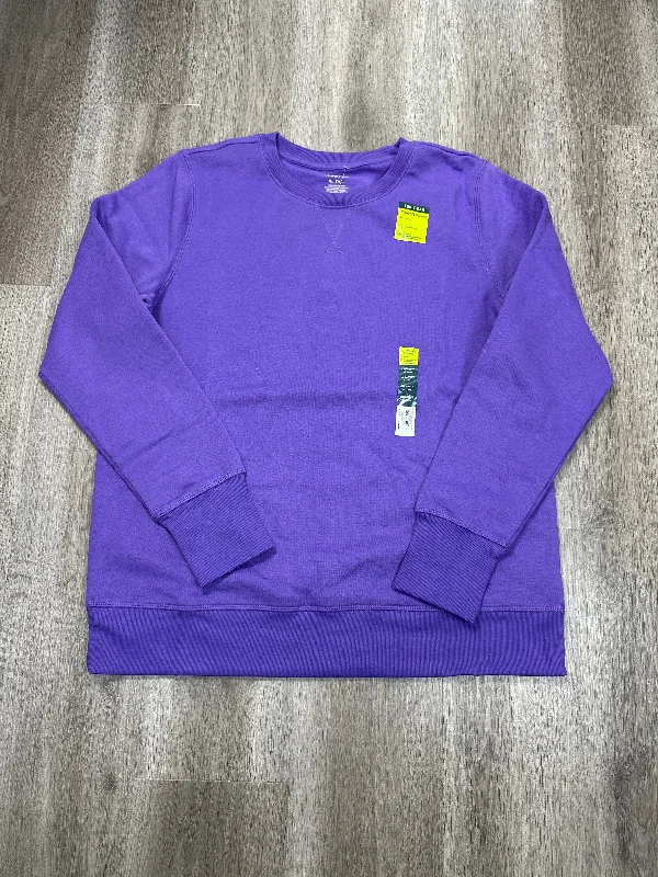 Men's Hoodies for WorkoutAthletic Sweatshirt Crewneck By Tek Gear In Purple, Size: Xl Men's Hoodies for WorkoutAthletic Sweatshirt Crewneck By Tek Gear In Purple, Size: Xl