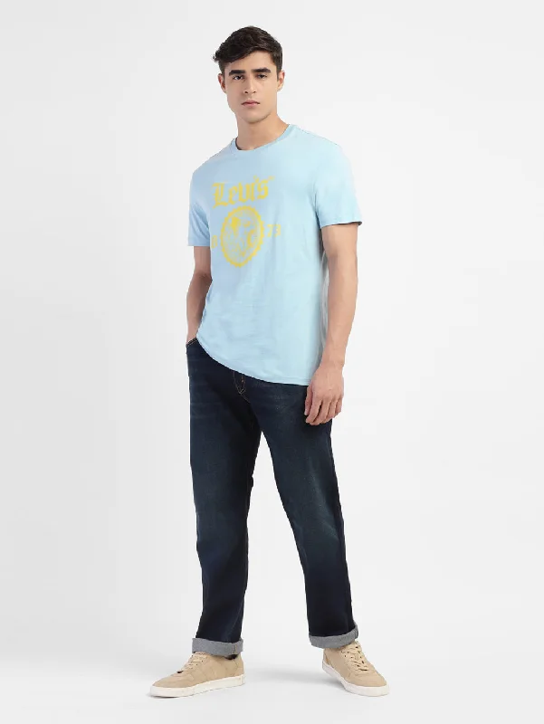 Men's Shirts with Embellished CollarsMen's Graphic Print Crew Fit T-shirt