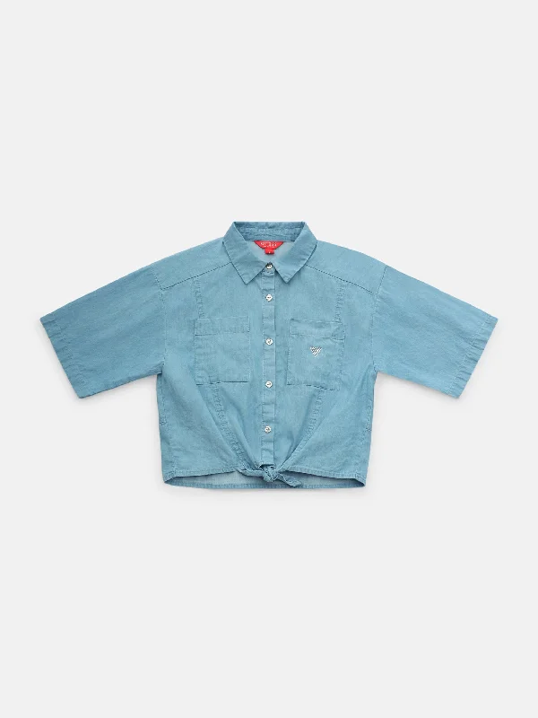 Men's Versatile Dress Shirts for Multiple OccasionsVivian Chambray Woven Shirt (7-14) Men's Versatile Dress Shirts for Multiple OccasionsVivian Chambray Woven Shirt (7-14)