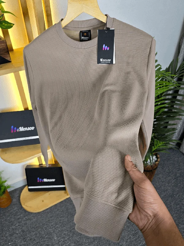Men's Shirts with Wingtip CollarsFS Popcorn Lining T-shirt Biscuit