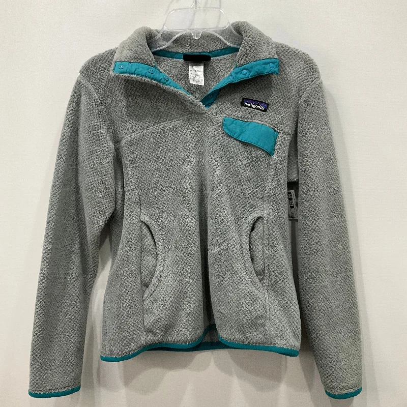 Men's Hoodies for LayeringSweatshirt Collar By Patagonia In Grey, Size: S