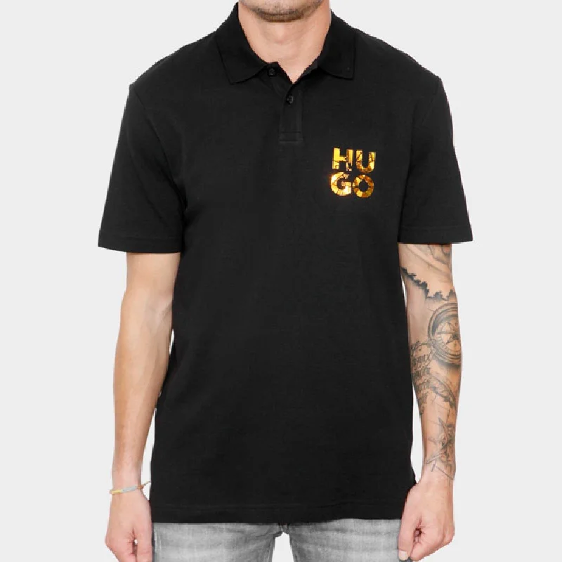 Men's Shirts with Barrel CuffsHugo Men's Diridupol Short Sleeve Polo Shirt, Black