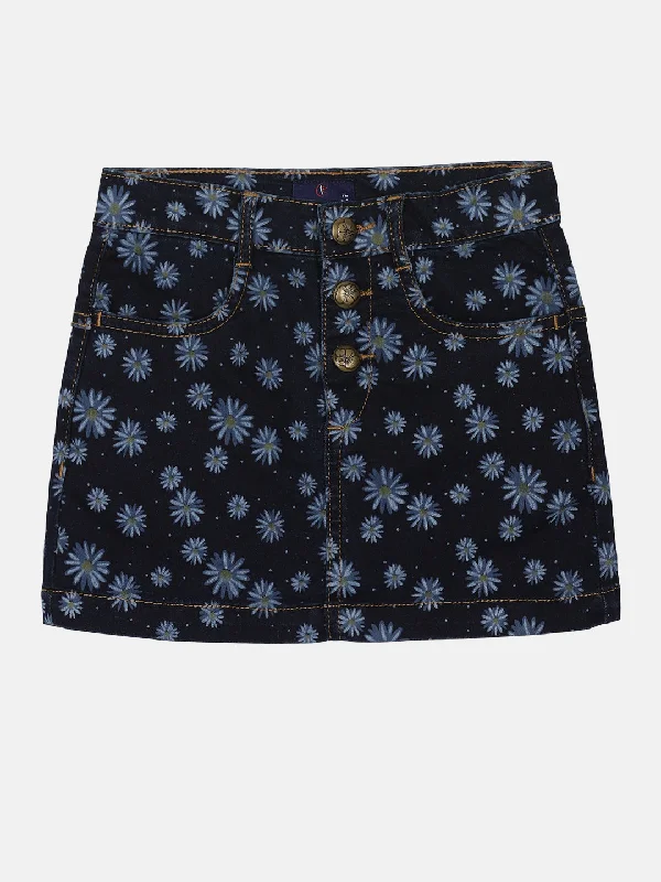 Tailored and Dressy Men's Short PantsGirls Flower Printed Denim Skirt